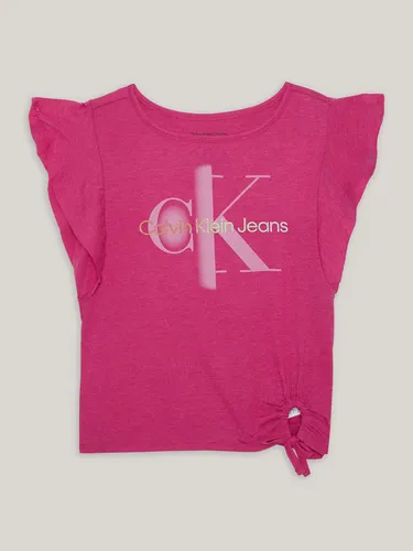 Polera Niña Flange Fucsia Calvin Klein