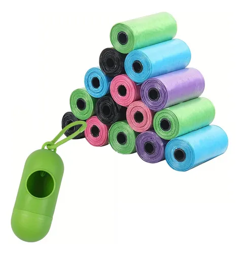 comprar Bolsas Sanitarias X12 Residuos Mascota + Llavero Dispensador