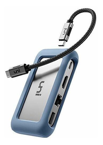 Hub Usb - Usb C Hub, Uni Usb Type C 8 In 1 Hub With Detachab