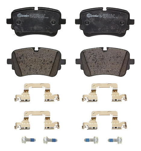 Pastilha Freio Traseiro Brembo Audi Q8 Sq8 2022 2023 2024