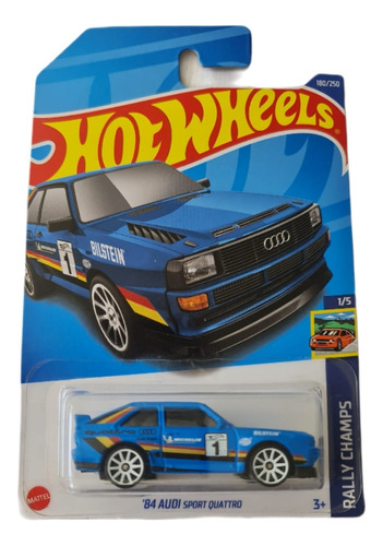 Hot Wheels Audi 84´ Sport Quattro Azul