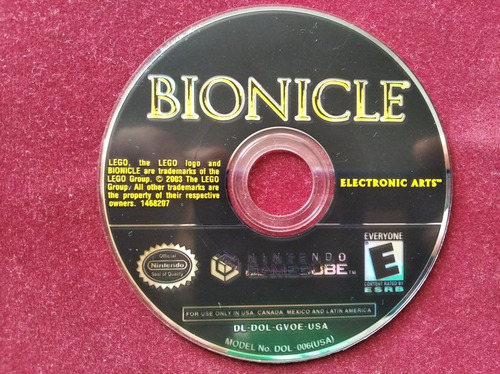 Bionicle ( Juego Gamecube )  8v                    _\(^o^)/_