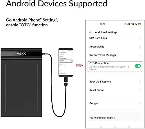 Tableta De Dibujo Grafico Veikk S640, Compatible Con Windows