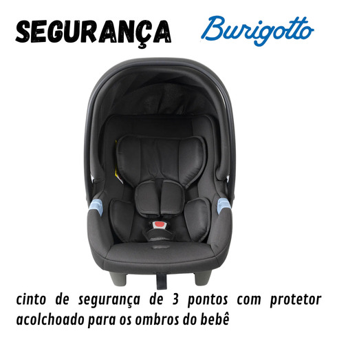 Bebê Conforto Com Base Isofix Cadeirinha Burigotto Infantil
