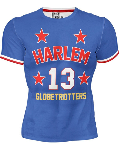 Playera Full Print Caballero Baloncesto Harlem Globetrotter