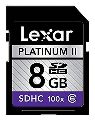 Tarjeta De Memoria Lexar Platinum Ii Sdhc 8gb Clase 6