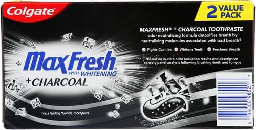Pasta De Dientes Colgate Max Fresh Charcoal Mint 180 Ml (paq