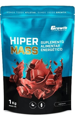 Hiper Mass 1kg Sabor Chocolate Growth Supplements