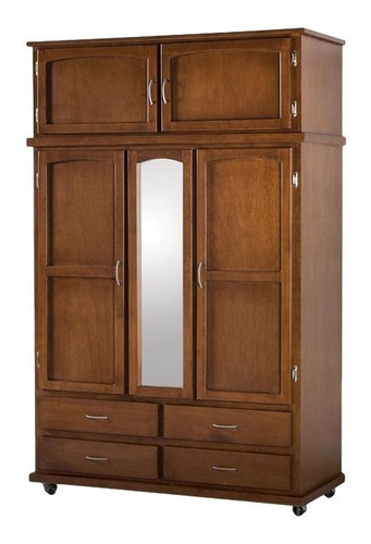 Imagen 2 de 6 de Ropero Italia - Tabaco Këssa Muebles.