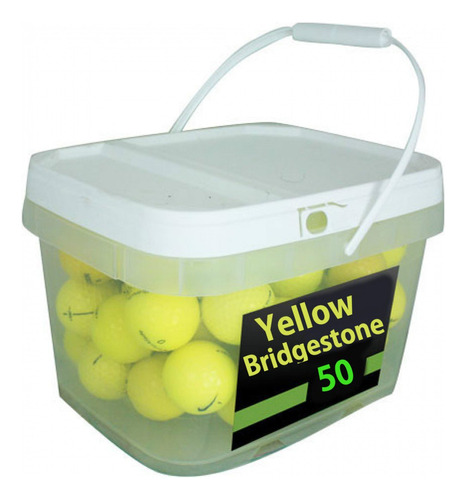 Bridgestone Pelota Golf (50 Unidades) Color Amarillo