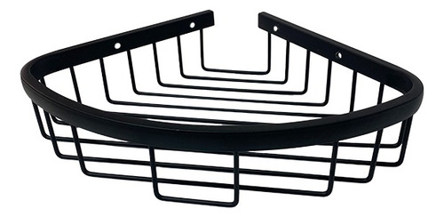 Organizador Esquinero Negro Ducha Baño Colgante Inox Premium