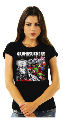 Polera Mujer Crumbsuckers Life Of Dreams Punk Impresión Dire