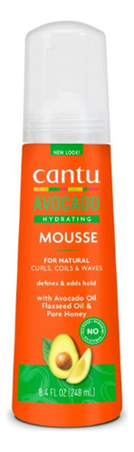 Cantu Mousse Hidratante Con Aceite De Aguacate 248 Ml