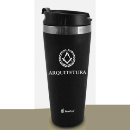 Copo Térmico Emborrachado Arquitetura Presente Arquiteto