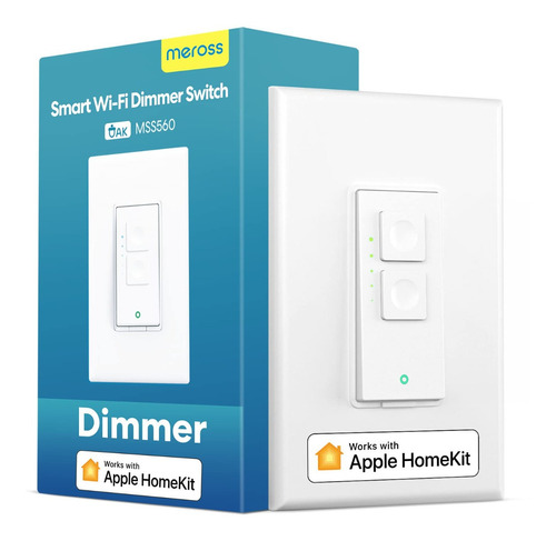 Meross Smart Light Switch Compatible Con Apple Homekit, Siri