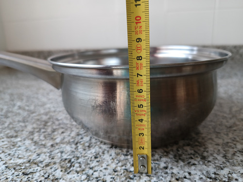 Cacerola Olla Acero Inoxidable 17cm Acero (Usado)