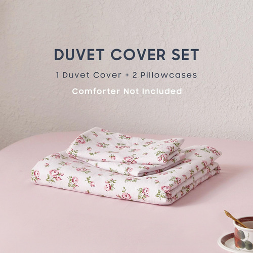 Wake In Cloud - Juego De Funda De Edredón Coquette, Floral C