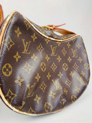 Bolso Luis Vuitton Marrón Oscuro Estampado Metal Marrón (Usado)
