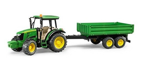 Bruder John Deere 5115m Vehiculo Con Remolque