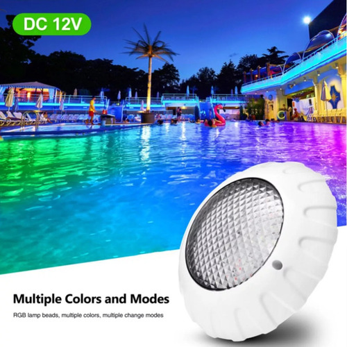 Luz De Piscina 12v, Luz Subaquática, Fácil De Instalar