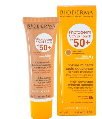 Photoderm Cover Touch Spf50+ Dorado Bioderma Protector Solar