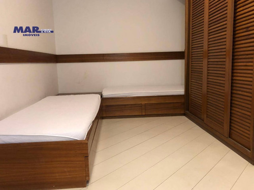 Imagem 15 de 26 de Apartamento À Venda No Guarujá, Na Praia Das Pitangueiras, Calçadão, Vista Mar, 02 Vagas De Garagem. - Ap11309