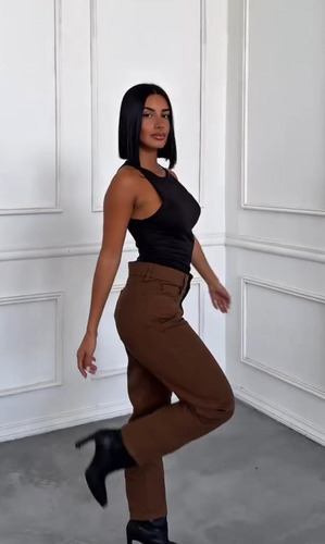 Jean Mujer Mom Urbano Tendencia Modelos Exclucivos