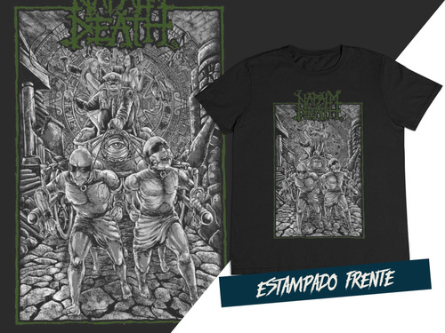 Camiseta Grindcore Death Metal Napalm Death C1