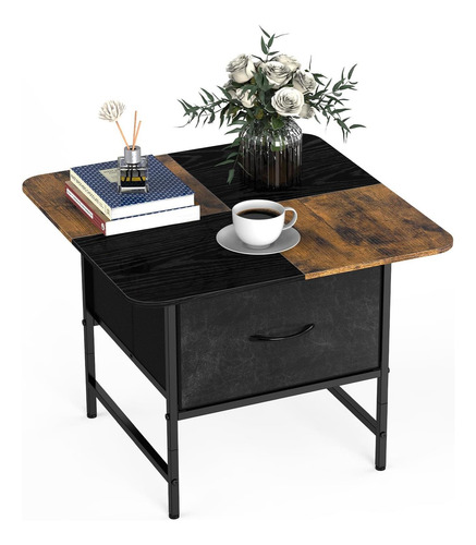 Mesa De Café Shinoske Square Con Esquinas Redondas, Mesa De