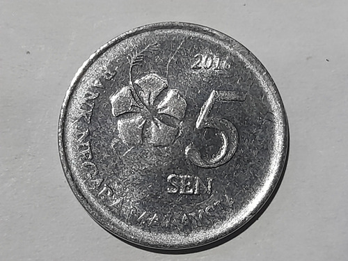 Moneda Malasia 5 Cent 2016 (&435 (Usado)
