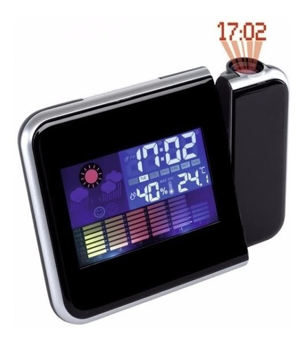 Imagen 1 de 2 de Reloj Despertador Con Proyector Laser De La Hora