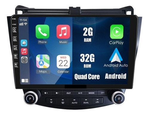 Radio Estéreo Android Para Honda Accord 2003-2007 2+32g