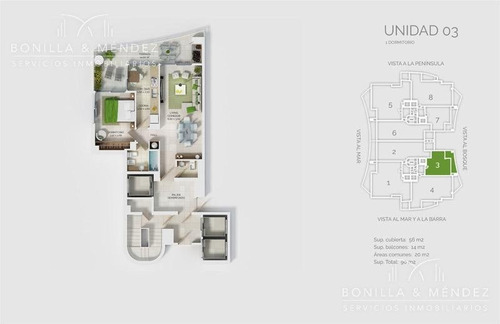 Look Brava, 2 Dormitorios En Suite Toilette Dependencia