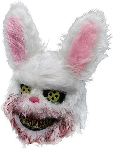 Máscara Espeluznante De Conejo Asesino Sangriento Halloween