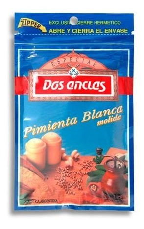 Pack X 24 Unid. Pimienta  Bca Molida 25 Gr Dos Anclas Condi