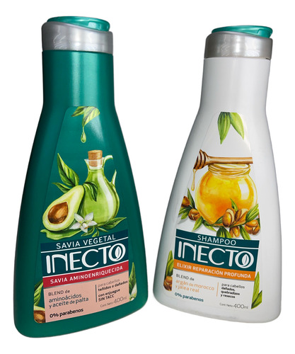 Shampoo Inecto Reparacion Profunda Y Savia Amino Enriquecida