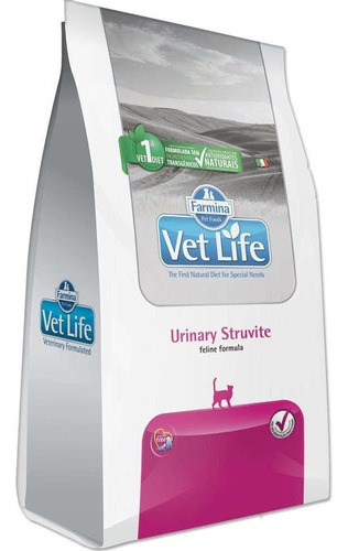 Vet Life Urinary Struvite Para Gatos Adultos 2kg