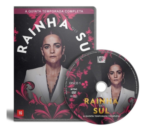 Dvd A Rainha Do Sul _ Temporadas 1_2_3_4_5_ Completas