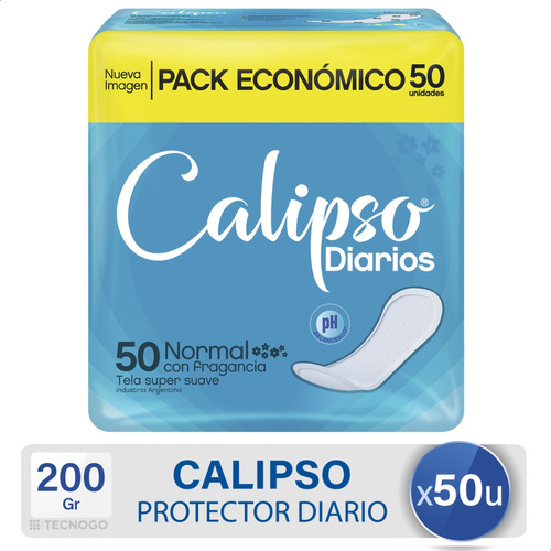 Calipso Normal Con Fragancia Protector Diario X50 Unidades