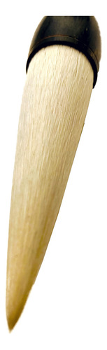 Katame Fude Pincel Caligrafia Grande Pelo Natural Sumi-e Blanco