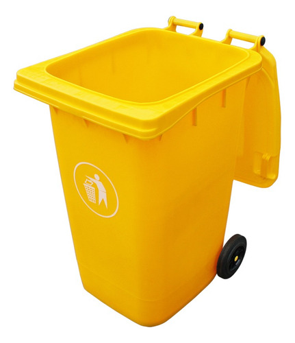 Contenedor Basura 240 Lts Amarillo