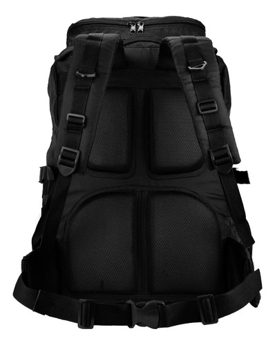 Mochila Tática Militar Camuflada Cerrado 60l Notebook Resgat Cor Preto