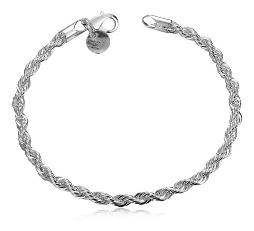 Pack 3 Pulseras Plata Esterlina 925 Joyas Mujer