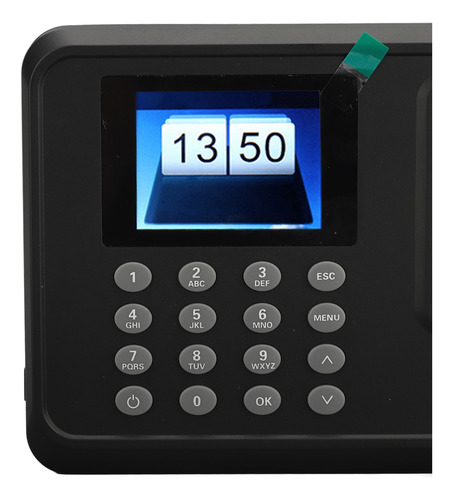 Reloj De Tiempo Con Contraseña De Huella Digital Pantalla