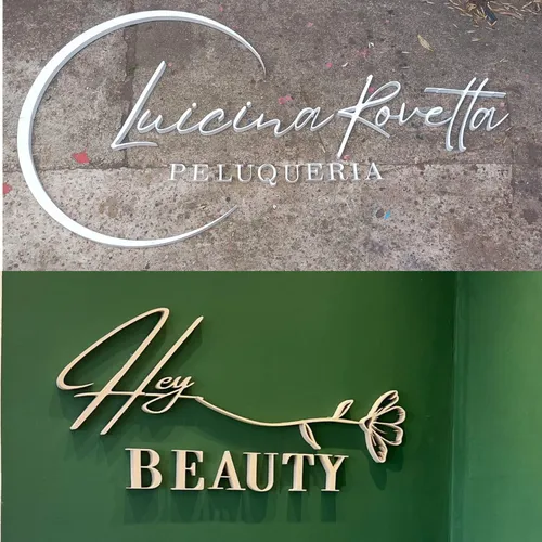 Letras Para Negocios Corporeas Logos Empresariales Cartel