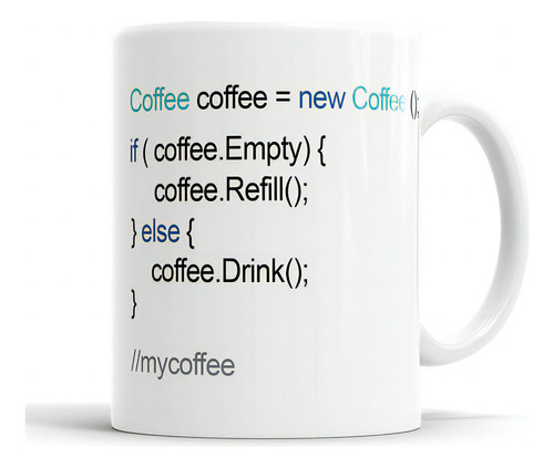 Caneca Java Class - Branco