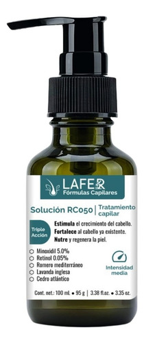 Sérum Anticaída Cabello Barba Cejas Minoxidil 5% Retinol 0.05% Lafer Rc050