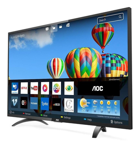 Smart Tv Aoc Roku Led Full Hd 43 43s5195/78g