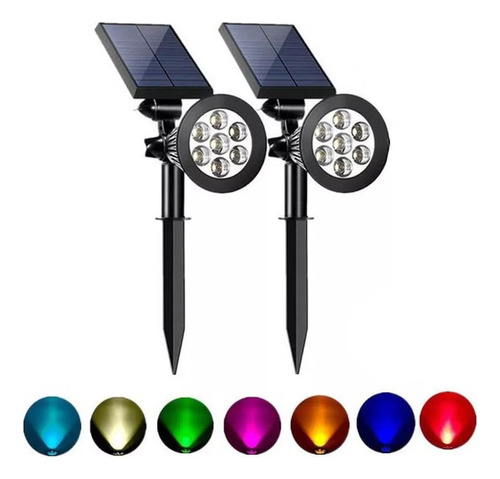 A Lampara Solar Exterior Led Jardin Estacas Colgantes