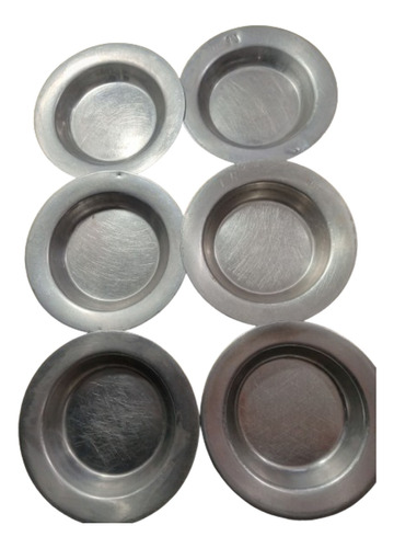 Plato Acero Inox. Ejército Argentino , Lote X 6